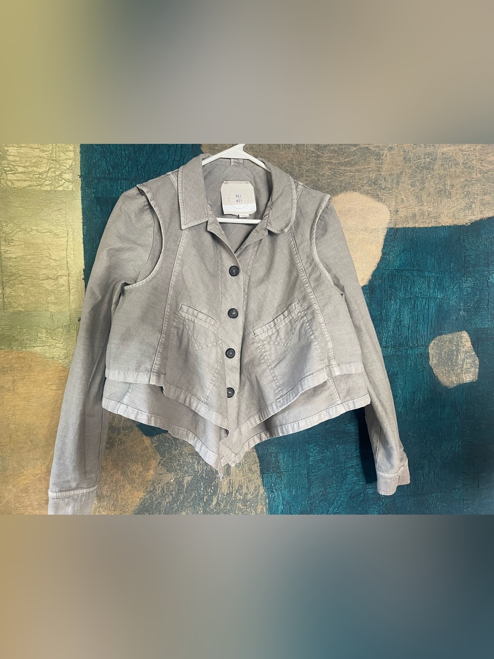 Hei Hei for Anthropologie Renley Handkerchief Jacket